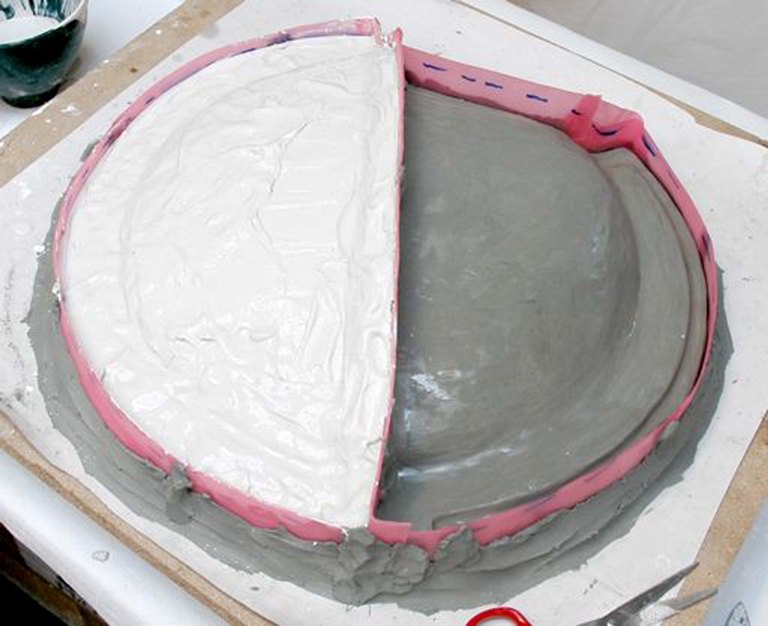 Preparazione dello stampo in gesso